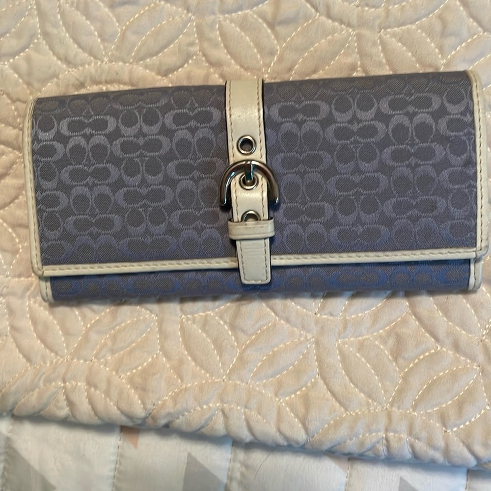 Coach Buckled Clutch